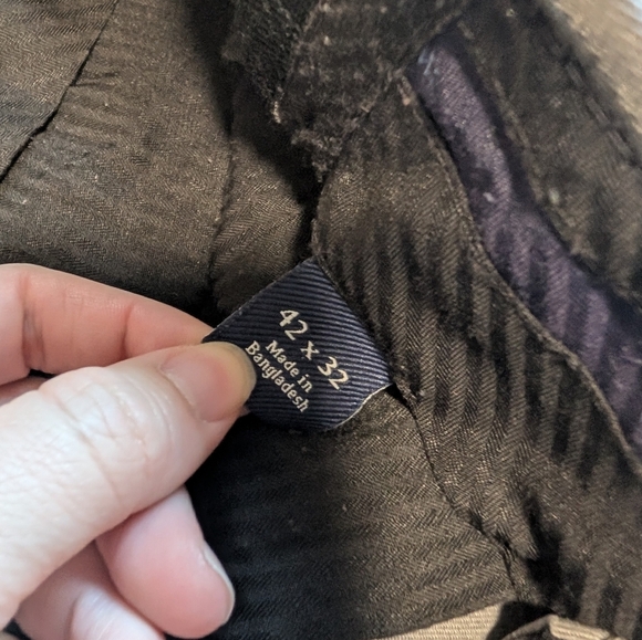 Men's Croft And Barrow Gray Pleated Front Dress Pants Size 42x32 - Picture 3 of 4